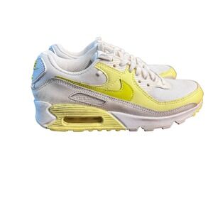 Nike Air Max 90 Sneakers Size 6 Yellow White 'Princess Charming' Shoes